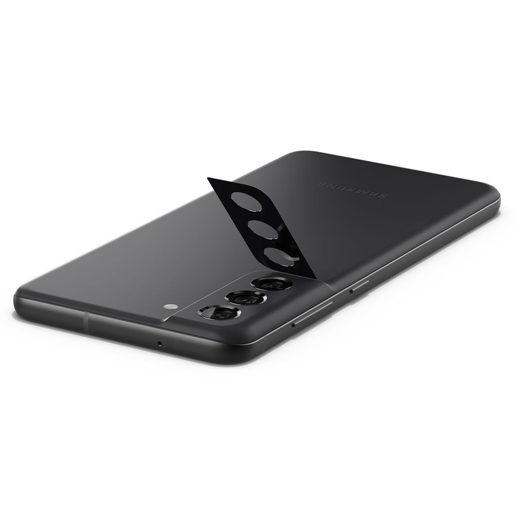 Spigen Samsung Galaxy S21 FE Aparatu Optik.TR Αντιχαρακτικό Γυαλί για την Κάμερα - 2 Τεμάχια - Black