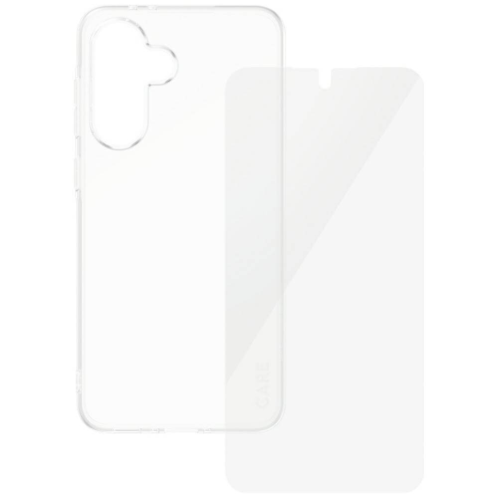 Care by PanzerGlass Samsung Galaxy A36 5G - Fashion 2in1 Σετ με 1 Αντιχαρακτικό Γυαλί Οθόνης και 1 Θήκη Σιλικόνης - Clear