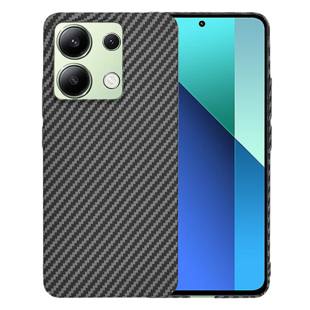 Techsuit Xiaomi Redmi Note 13 4G Σκληρή Θήκη Carbonite FiberShell - Black