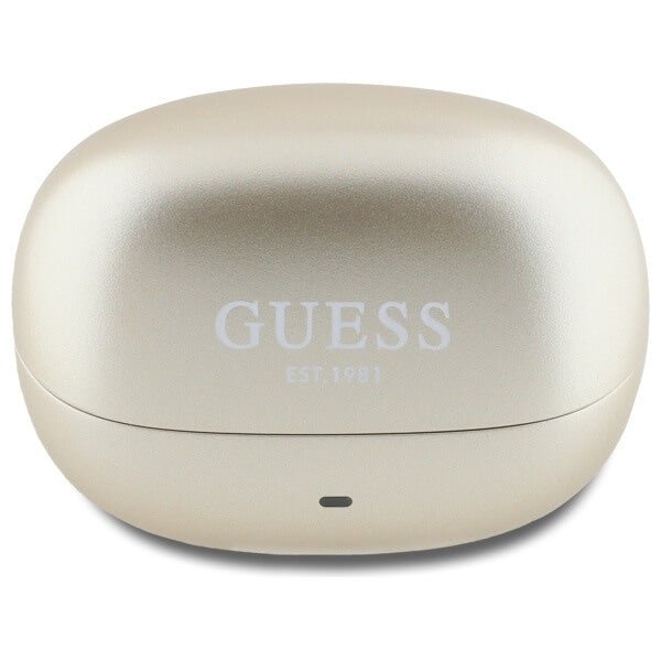 Guess TWS Capsule Printed Logo - Bluetooth 5.3 - Ασύρματα ακουστικά για Κλήσεις / Μουσική - Gold