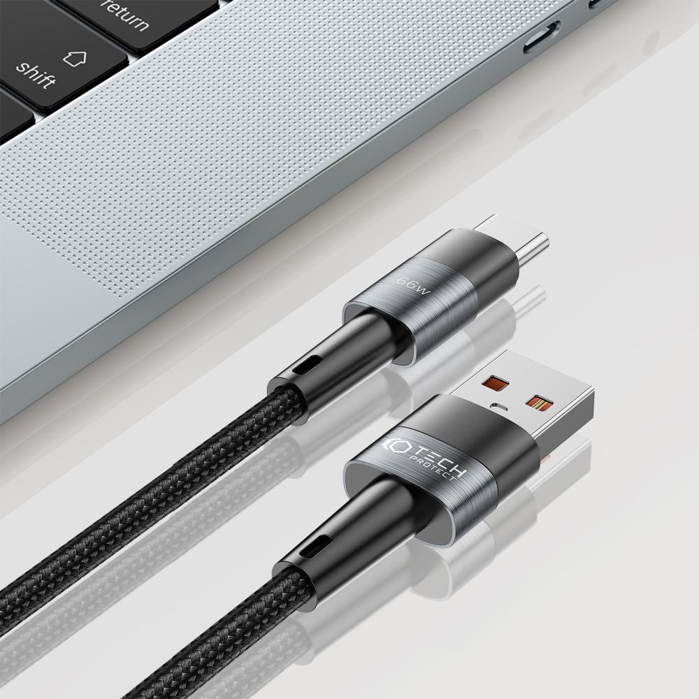 Tech - Protect UltraBoost PD 66W 6A - Καλώδιο Δεδομένων και Φόρτισης USB to Type - C - 2m - Grey