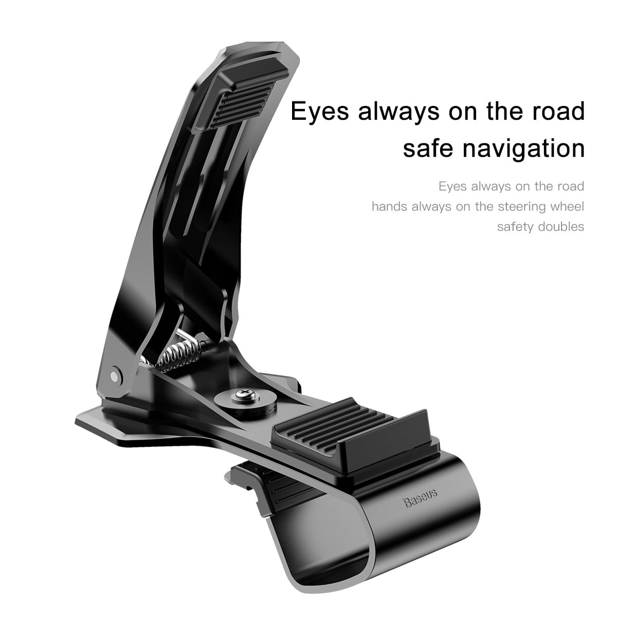 Baseus Mouth Car Mobile Holder - Universal Βάση Αυτοκινήτου - Black - SUDZ - 01