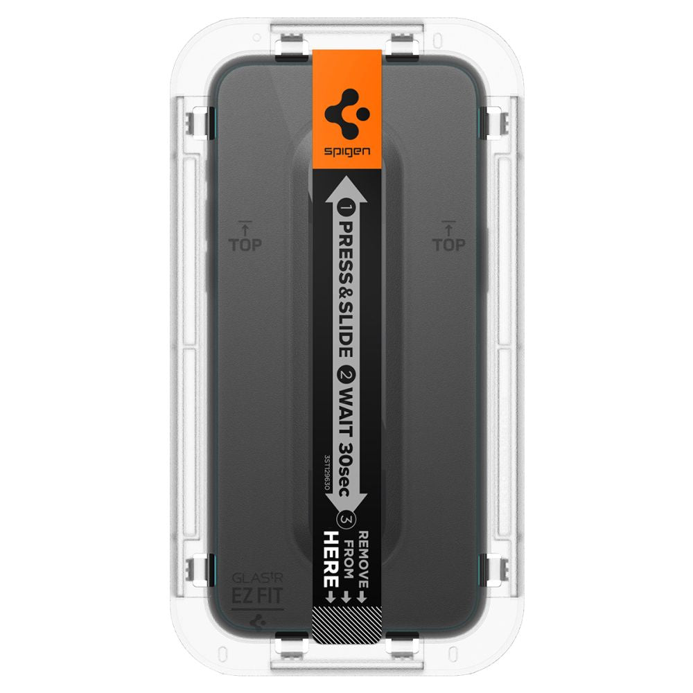 Spigen iPhone 15 Pro Glas.TR EZ Fit 0.2mm 2.5D 9H Tempered Glass Αντιχαρακτικό Γυαλί Οθόνης - Clear - AGL06898