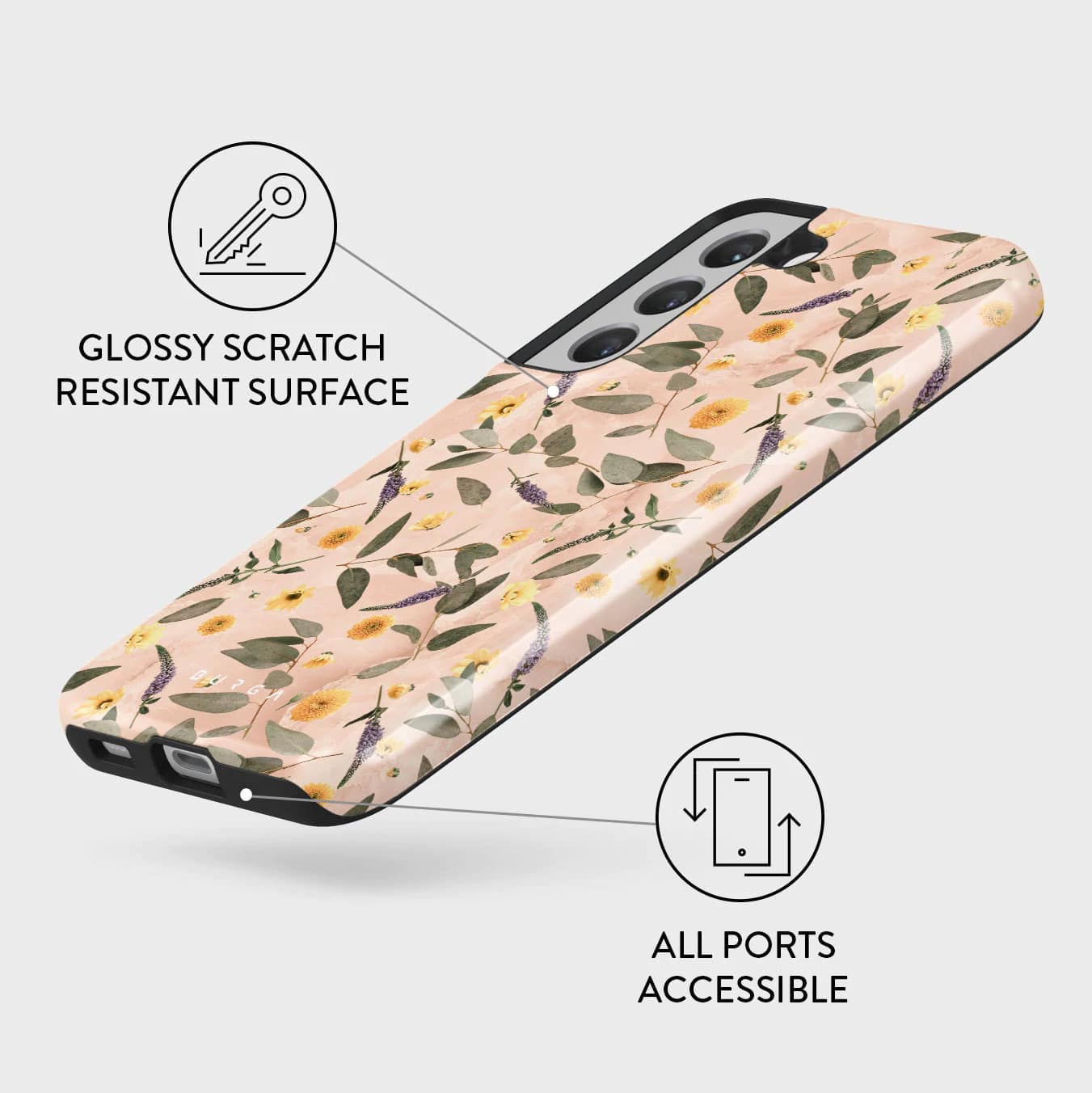 Burga Samsung Galaxy S22 Fashion Tough Σκληρή Θήκη - Sunday Brunch