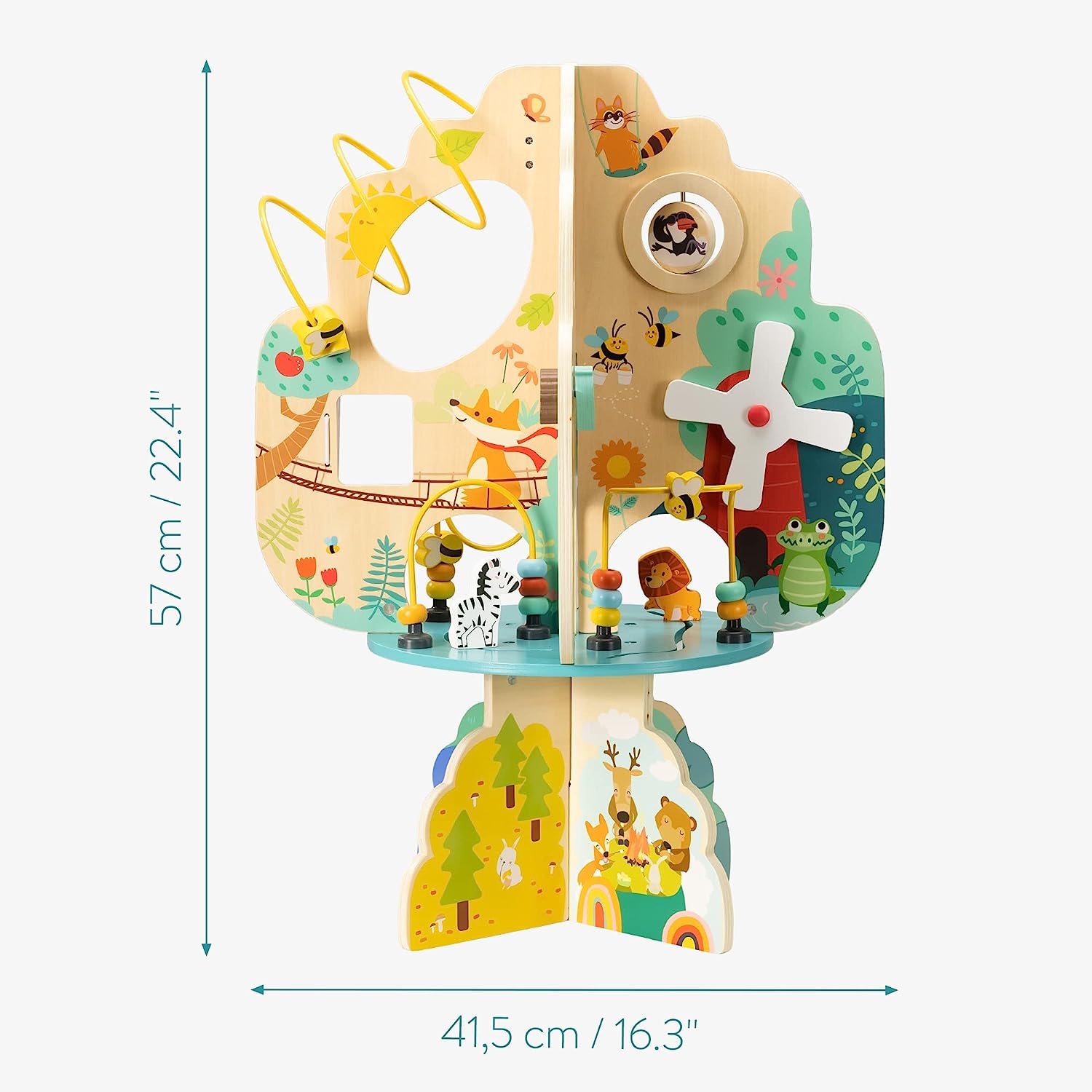 Navaris Ξύλινο Παιχνίδι Δραστηριοτήτων - Green - 59478.01