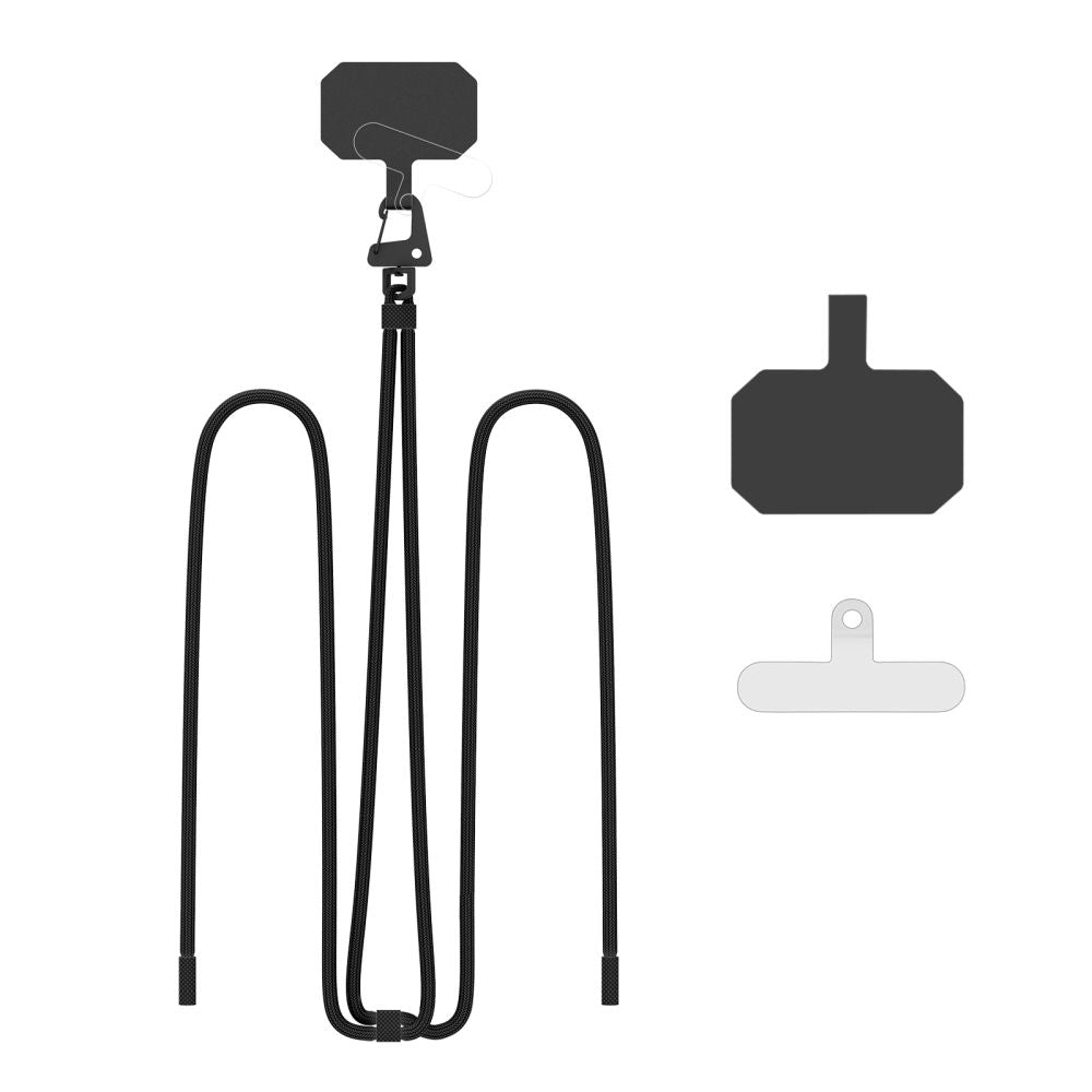 Tech - Protect C5S Rope CrossBody Strap - Universal Λουράκι για Θήκη Κινητού - Black