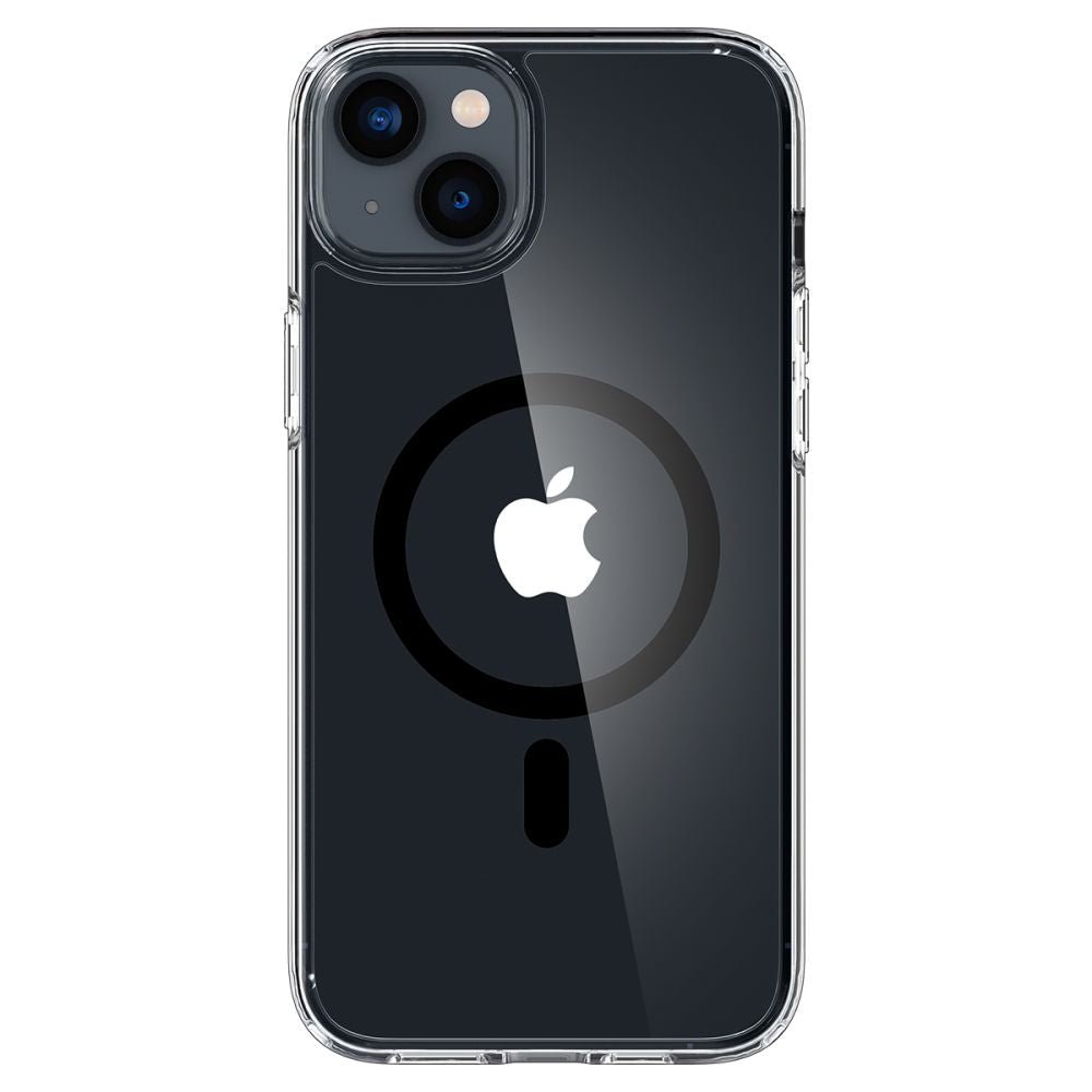 Spigen iPhone 14 Plus / iPhone 15 Plus Ultra Hybrid Mag Σκληρή Θήκη με Πλαίσιο Σιλικόνης Και MagSafe - Black / Διάφανη