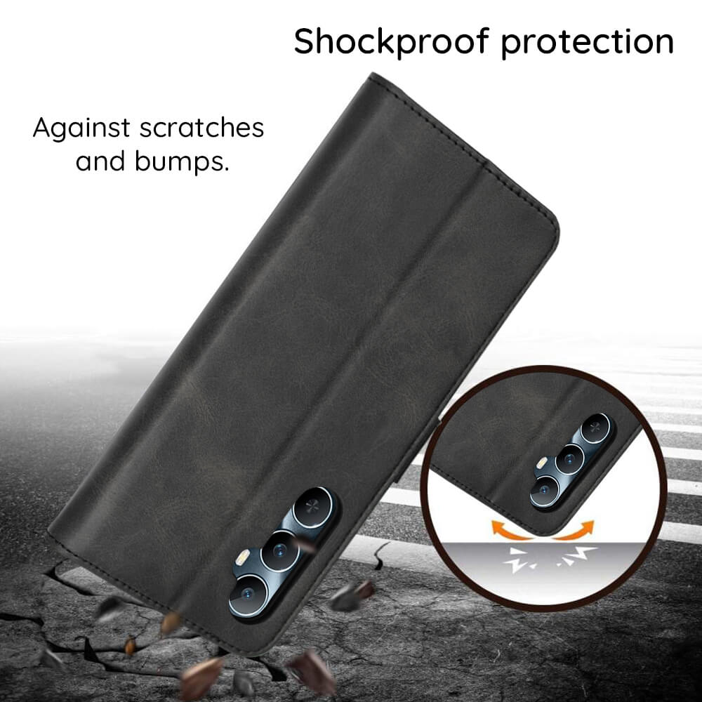 Techsuit Samsung Galaxy S25 Edge - Diary Book - Θήκη Πορτοφόλι από Δερματίνη με Stand - Black