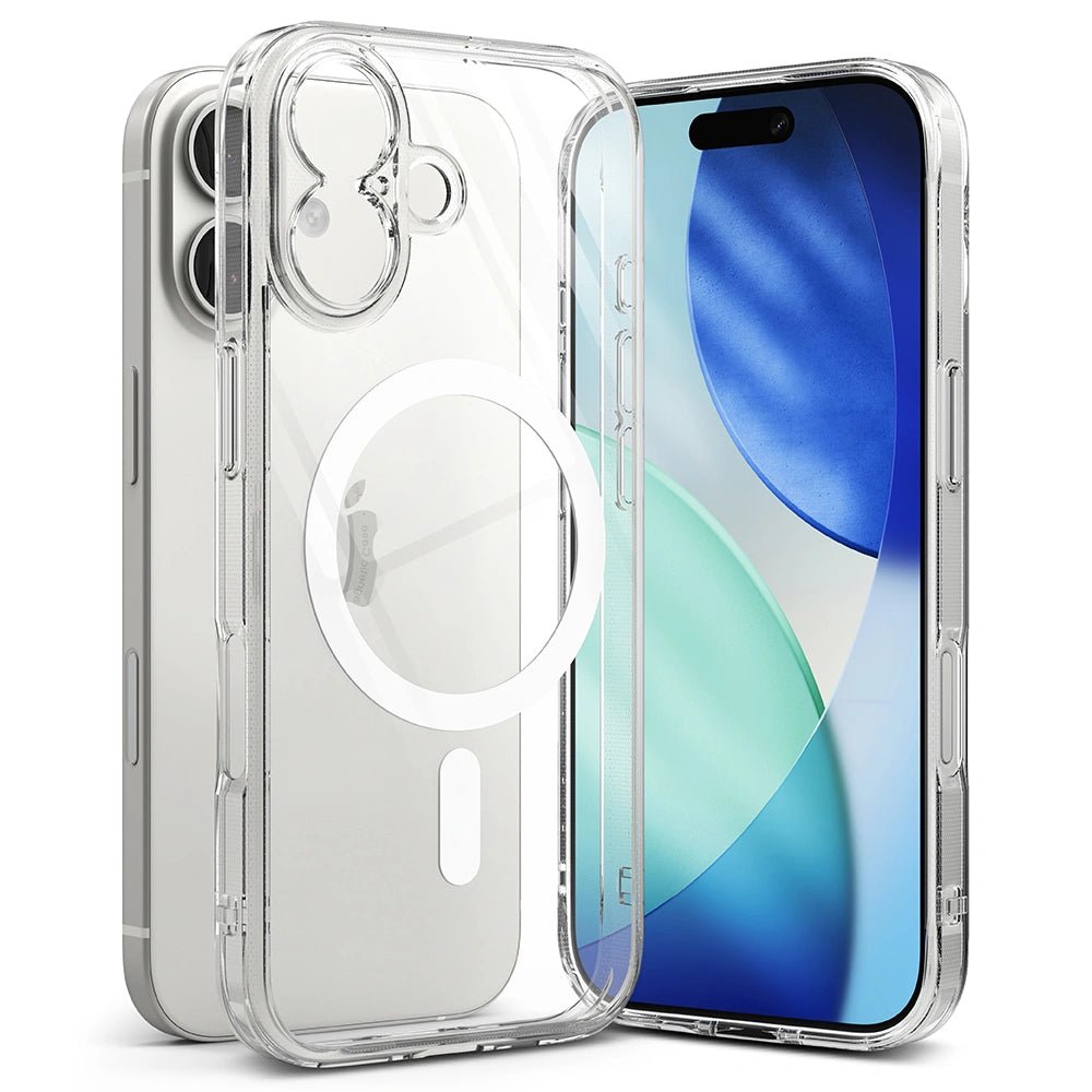 Ringke iPhone 17 - Fusion Magnetic - Σκληρή Θήκη με Πλαίσιο Σιλικόνης και MagSafe - Διάφανη