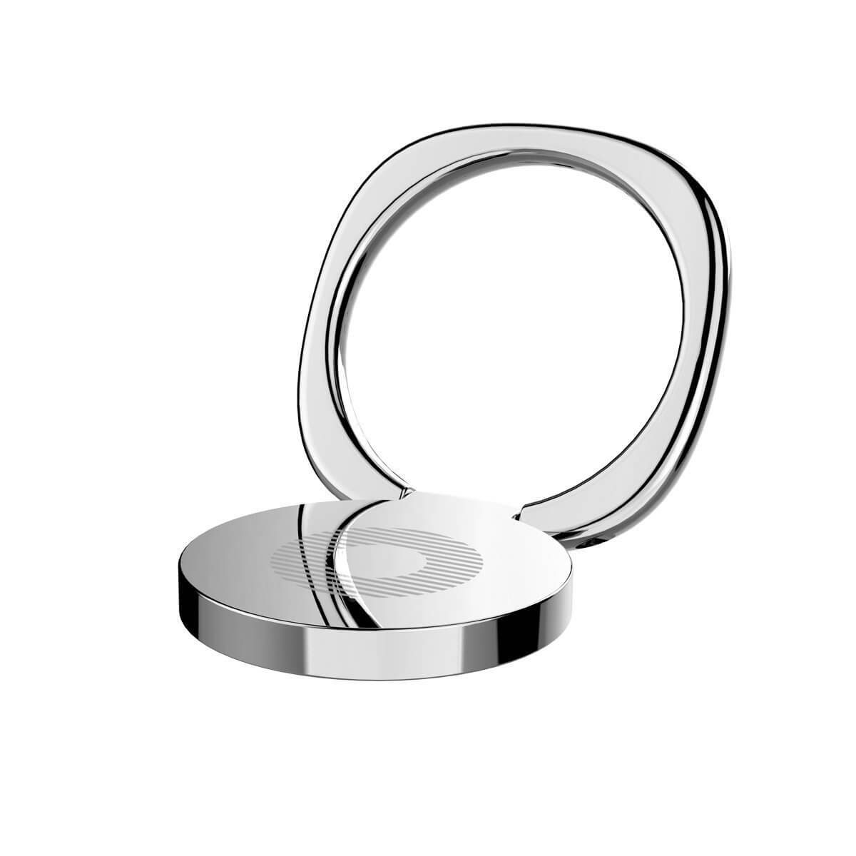 Baseus Privity Ring Holder - Δαχτυλίδι Συγκράτησης Κινητού / Tablet - Βάση Στήριξης - Silver - SUMQ - 0S