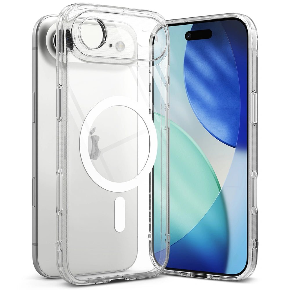 Ringke iPhone Air - Fusion Magnetic - Σκληρή Θήκη με Πλαίσιο Σιλικόνης και MagSafe - Διάφανη