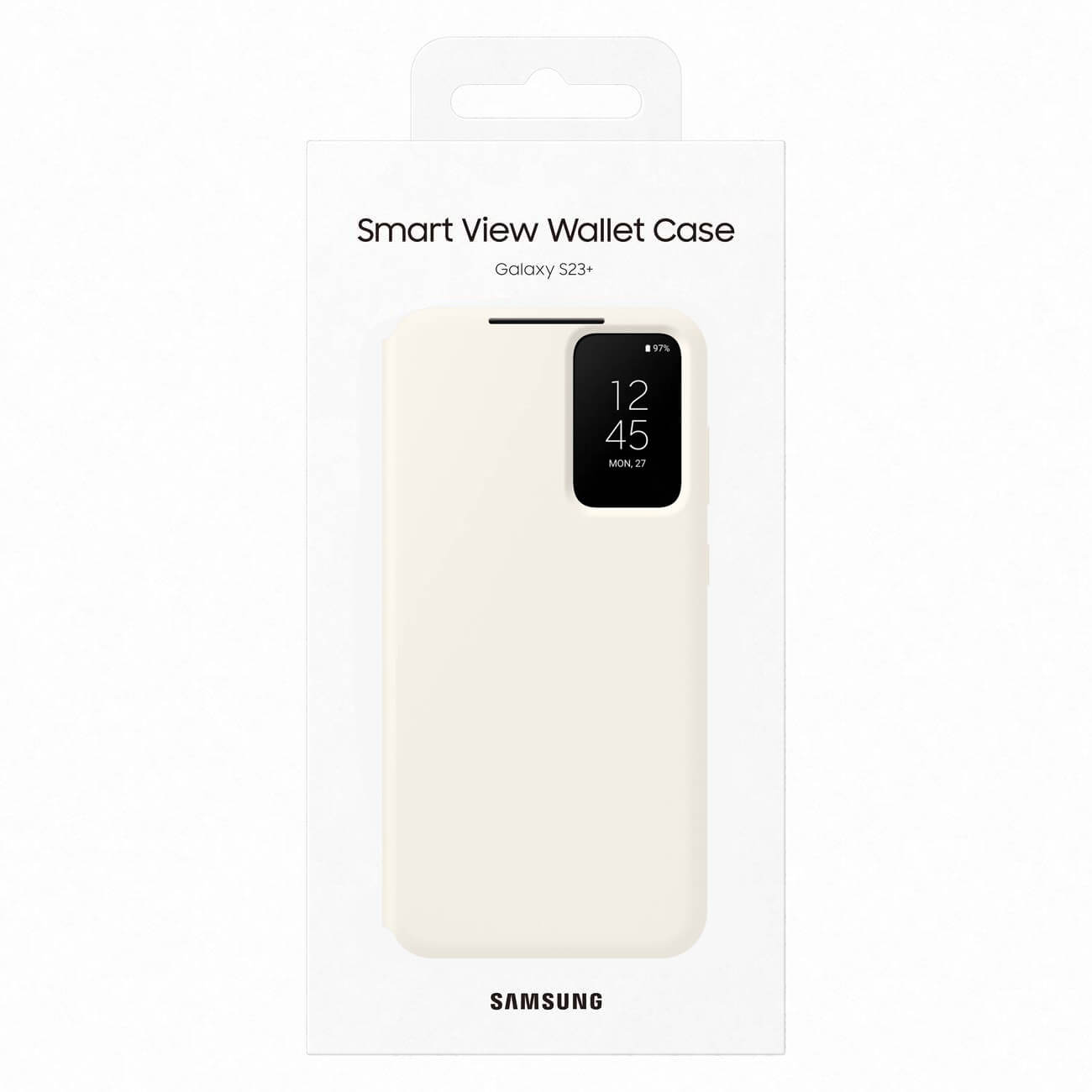 Samsung Smart View Cover Samsung Galaxy S23+ Θήκη Πορτοφόλι - Cream - EF - ZS916CUEGWW