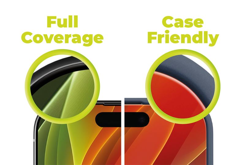 Mobile Origin iPhone 14 Plus / iPhone 13 Pro Max EasyGlass Case Friendly 9H Full Screen Full Glue Tempered Glass Αντιχαρακτικό Γυαλί Οθόνης - Black