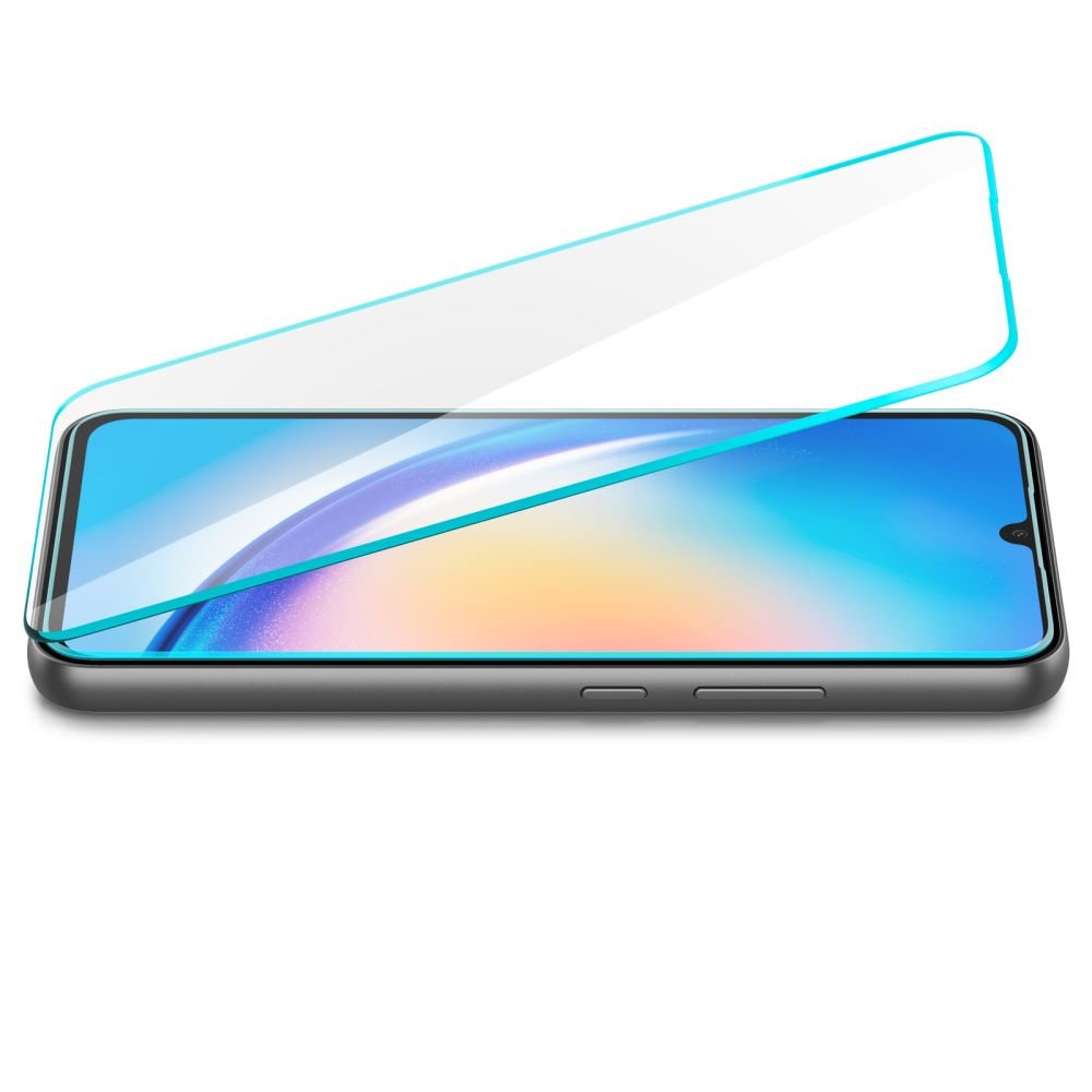 Spigen Samsung Galaxy A34 5G GLAS.tR Slim 0.2mm 2.5D Tempered Glass Αντιχαρακτικό Γυαλί Οθόνης 9H - 2 Τεμάχια - Clear - AGL05967