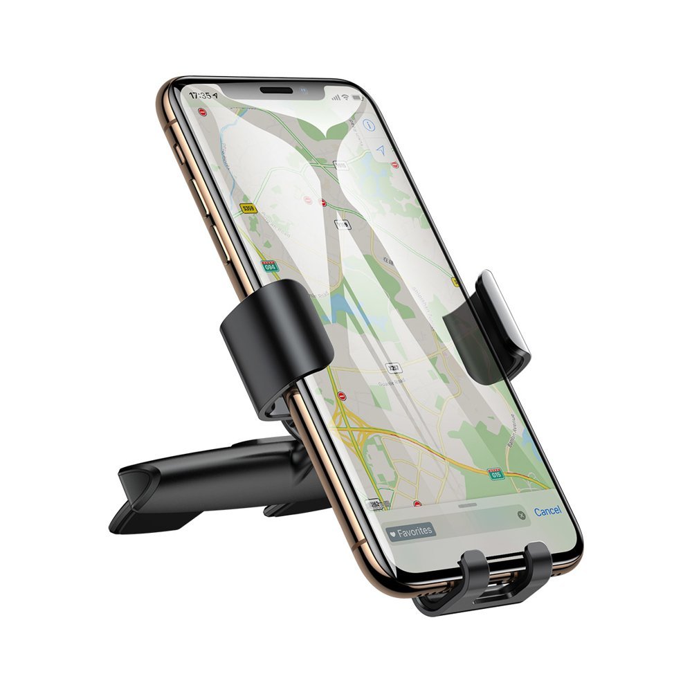 Baseus Metal Age Gravity Car Mount for CD Slot - Universal Βάση Αυτοκινήτου για την Υποδοχή του CD Player - Black - SUYL - J01