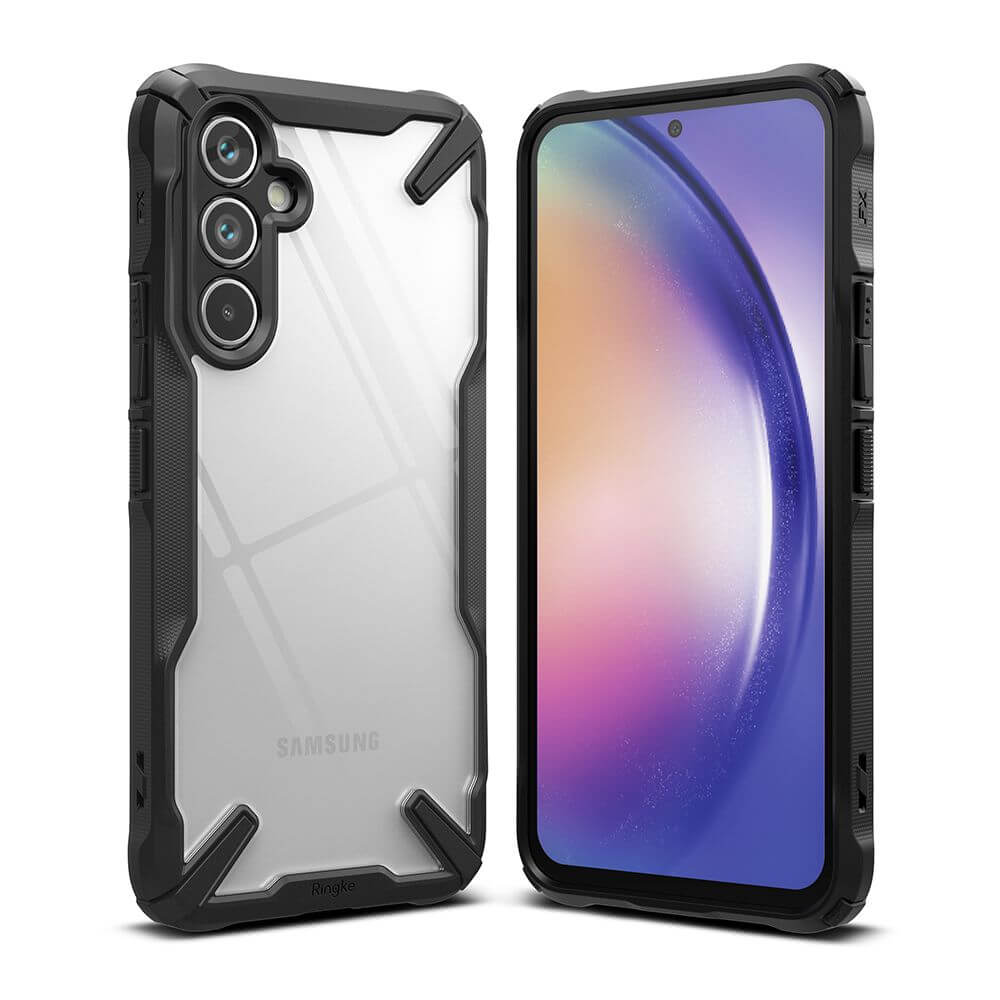 Ringke Samsung Galaxy A54 5G Fusion X Σκληρή Θήκη με Πλαίσιο Σιλικόνης - Black