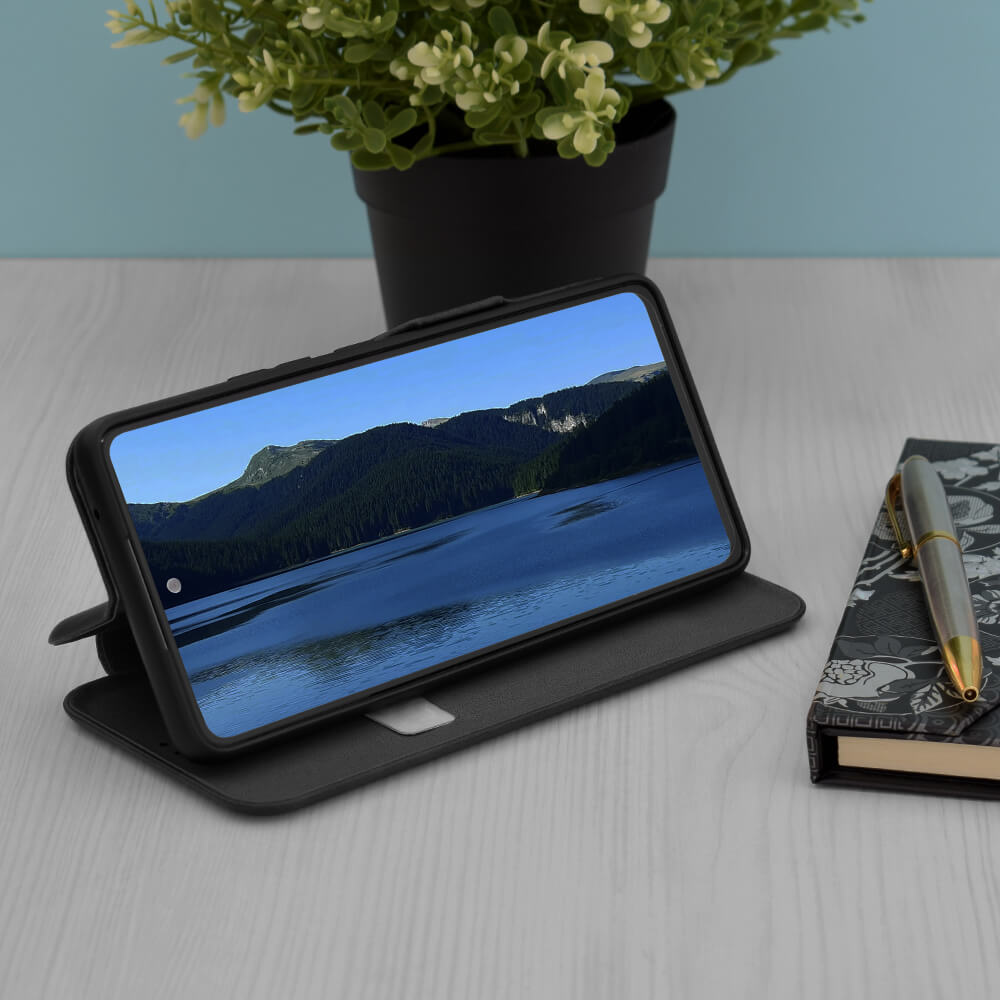 Techsuit Samsung Galaxy S25 Edge - Safe Wallet Plus - Θήκη Βιβλίο - Black