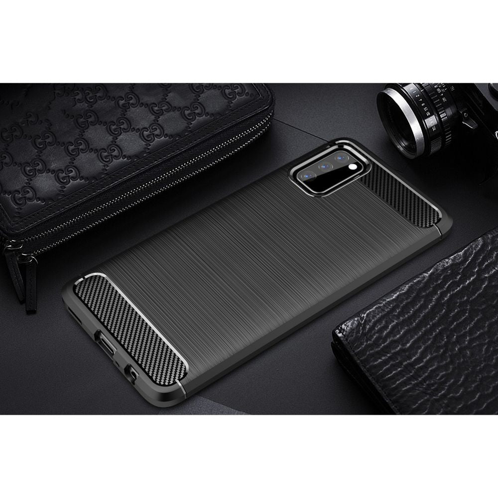 Tech - Protect Samsung Galaxy A03s Θήκη Rugged Carbon TPU - Black