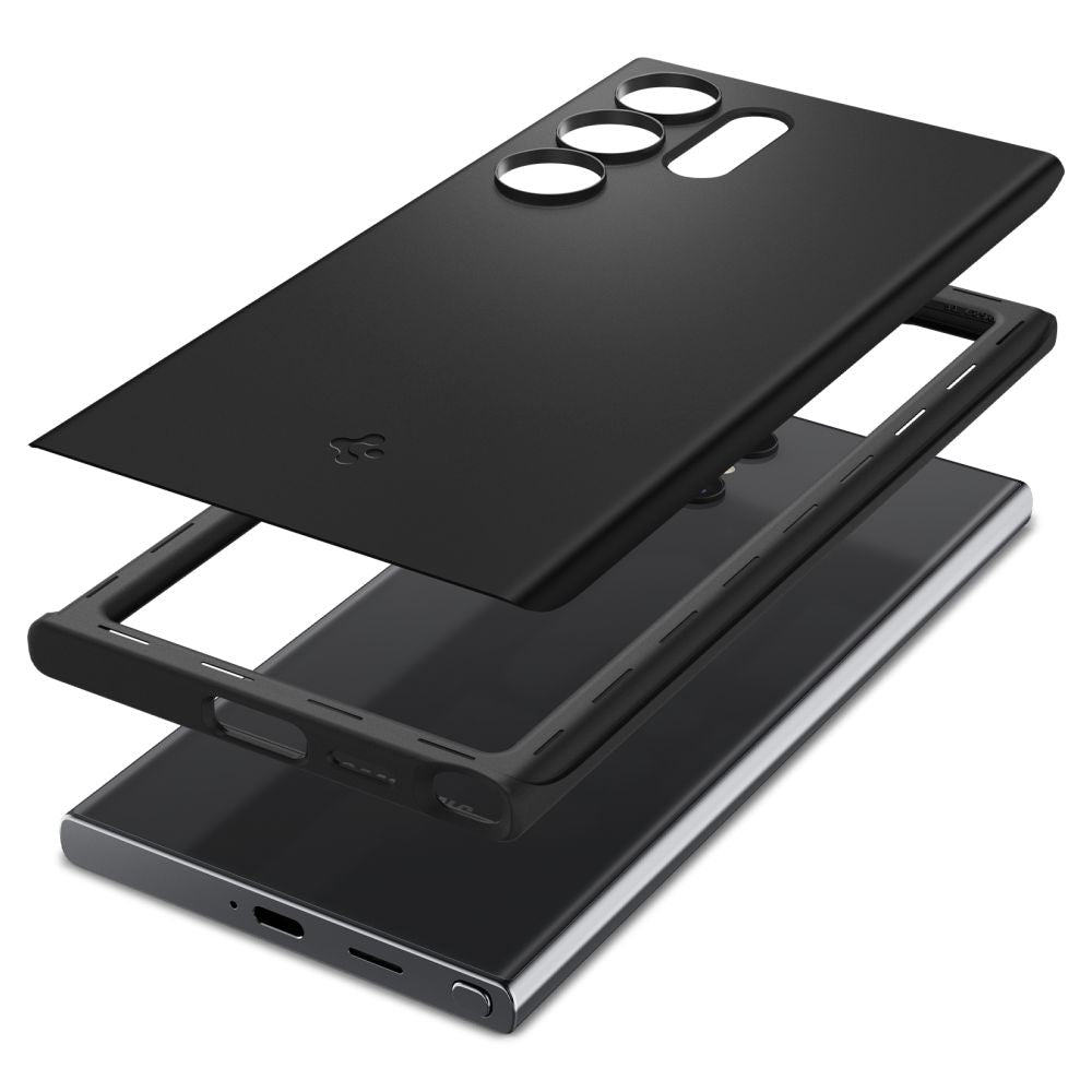 Spigen Samsung Galaxy S24 Ultra Thin Fit Σκληρή Θήκη - Black