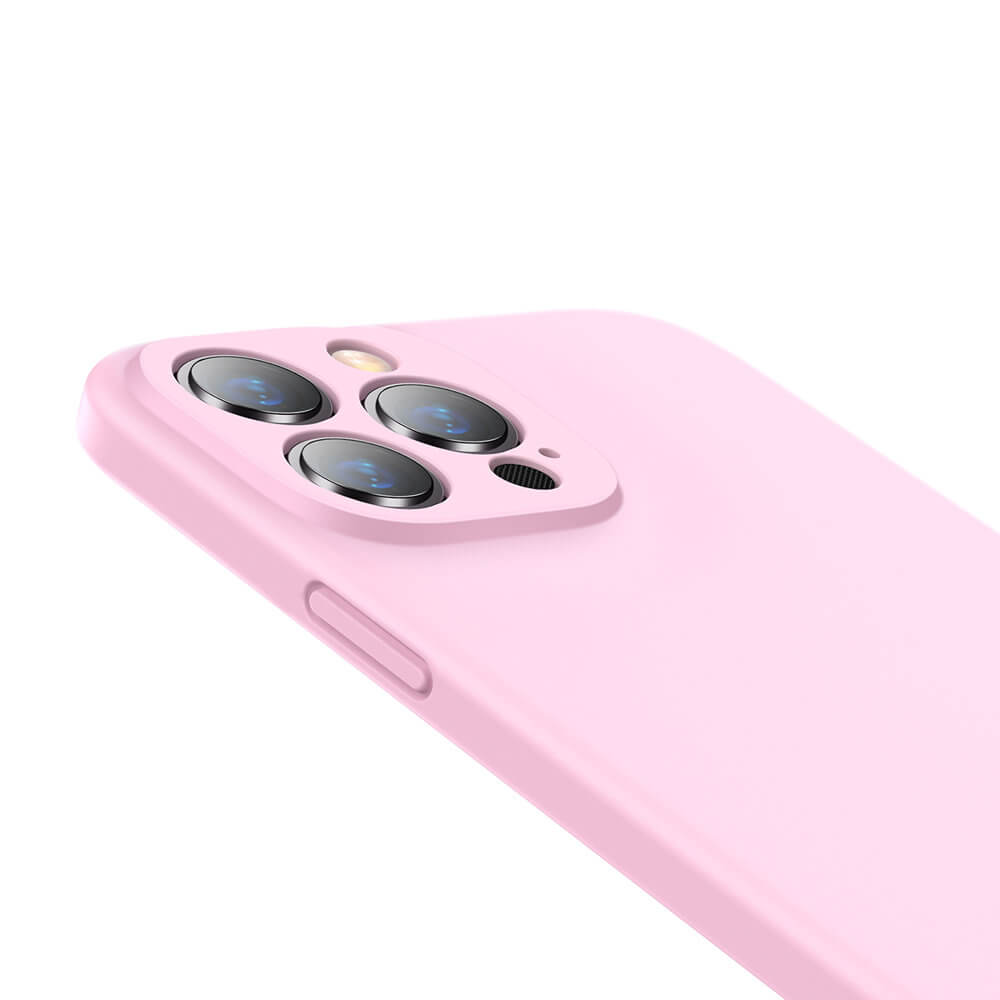 Baseus iPhone 13 Pro Liquid Gel Θήκη Σιλικόνης - Pink - ARYT001004