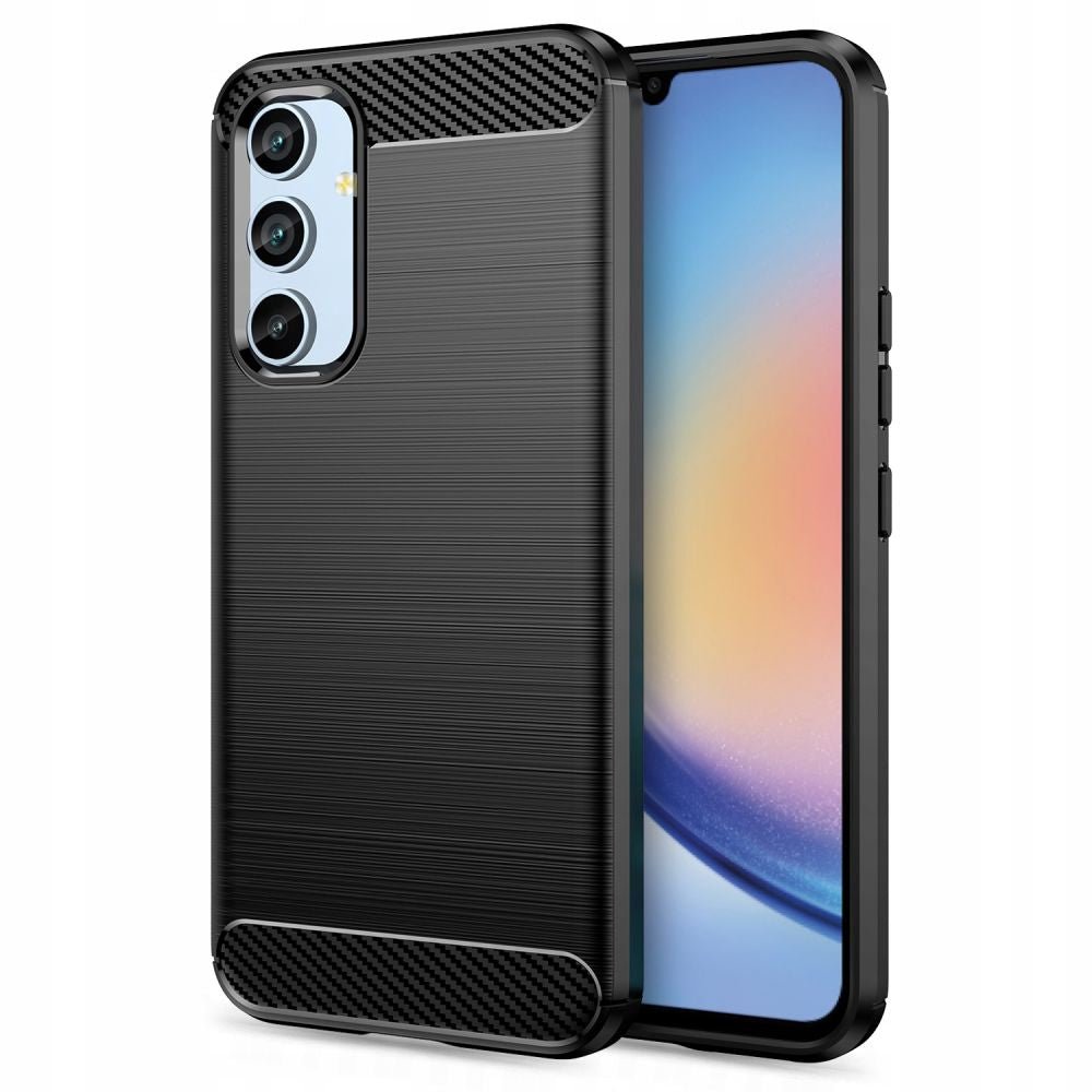 Tech - Protect Samsung Galaxy A34 5G Θήκη Rugged Carbon TPU - Black