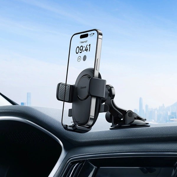Baseus UltraControl Lite Series Universal Βάση Στήριξης Κινητού για το Αυτοκίνητο - Black - C40351700111 - 00