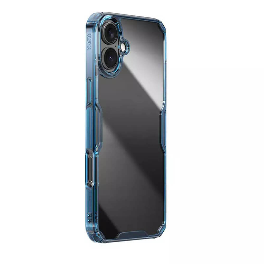 Nillkin iPhone 16 Nature Pro - Σκληρή Θήκη με Πλαίσιο Σιλικόνης - Blue
