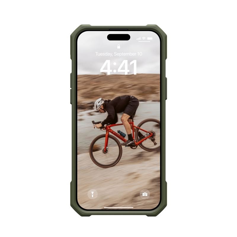 UAG iPhone 15 Plus Essential Armor MagSafe Θήκη Σιλικόνης TPU με MagSafe - Olive Drab
