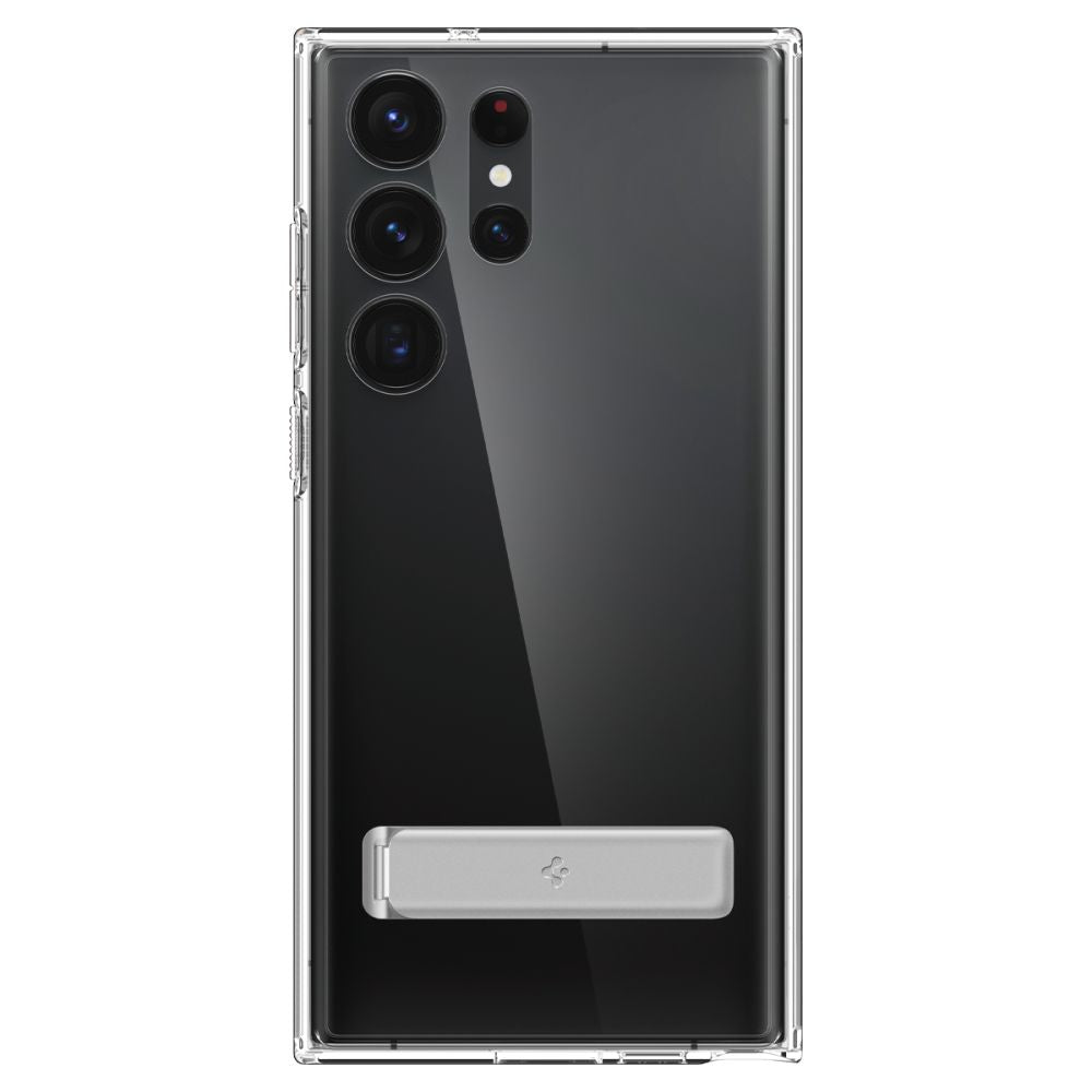 Spigen Samsung Galaxy S23 Ultra - Ultra Hybrid S Σκληρή Θήκη με Πλαίσιο Σιλικόνης - Crystal Clear
