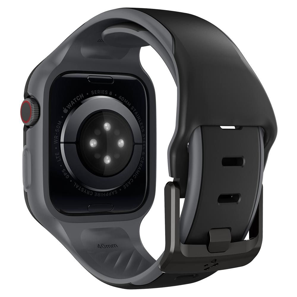 Spigen Λουράκι Apple Watch 4 / 5 / 6 / SE / SE 2 40mm Liquid Air Pro - Black