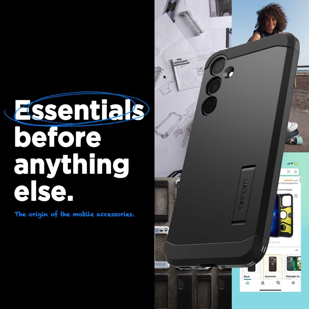 Spigen Samsung Galaxy A35 5G Tough Armor Σκληρή Θήκη - Black
