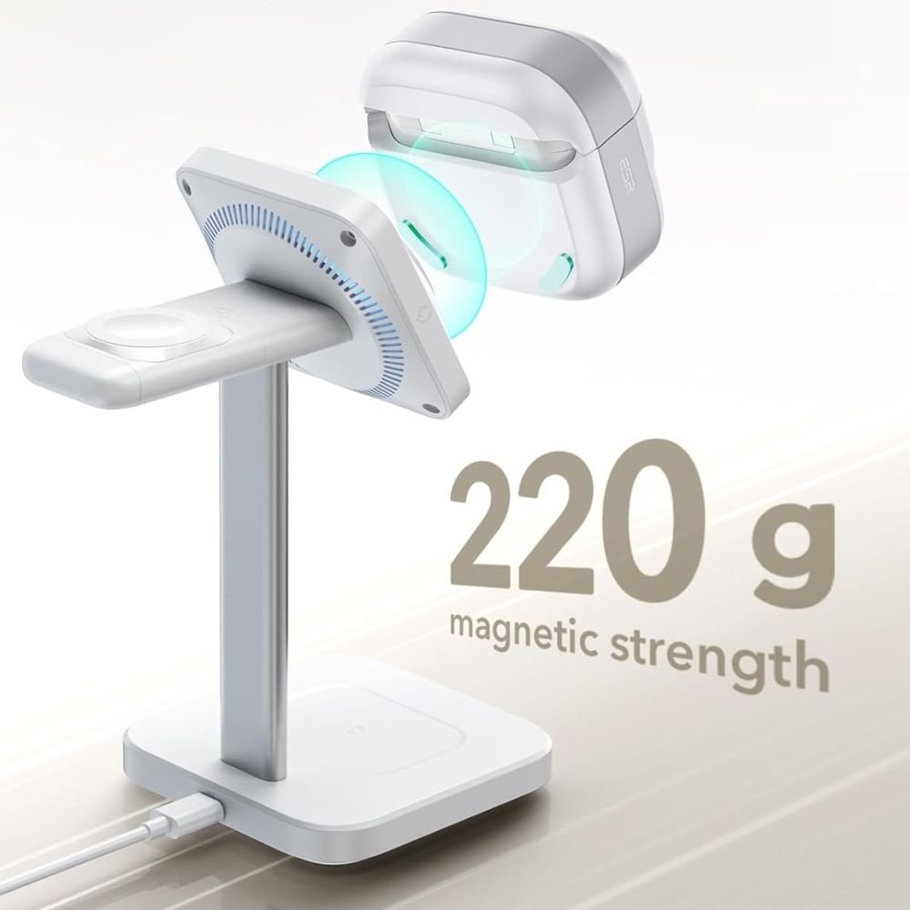 ESR AirPods 4 Θήκη από Σκληρό Πλαστικό με MagSafe - Pulse Halolock - White