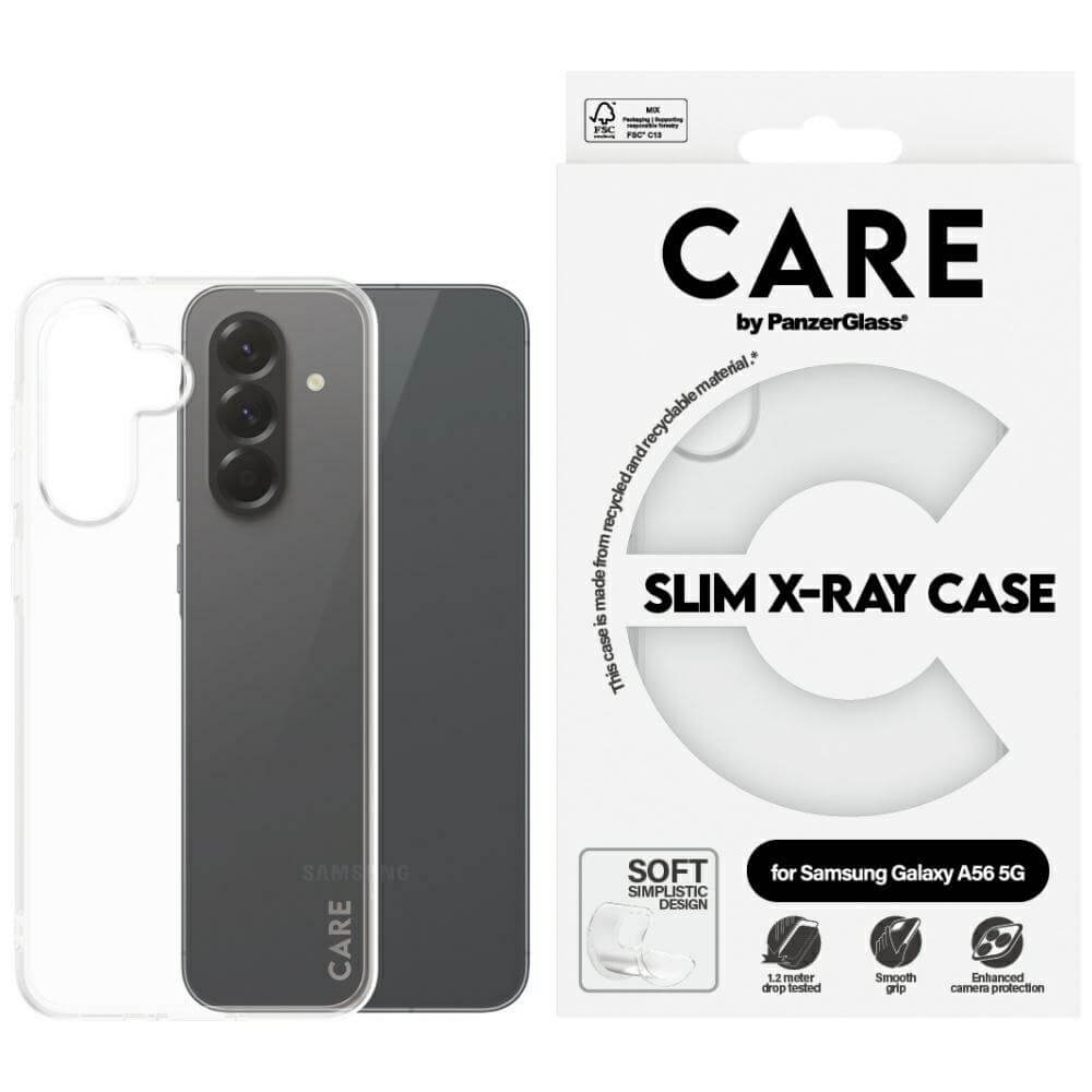 Care by PanzerGlass Samsung Galaxy A56 5G Fashion X - Ray Λεπτή Θήκη από Ανακυκλωμένο Πλαστικό - Διάφανη