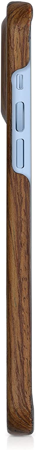 Kalibri iPhone 13 Pro Max Σκληρή Θήκη από Φυσικό Ξύλο - Brown - 56408.05