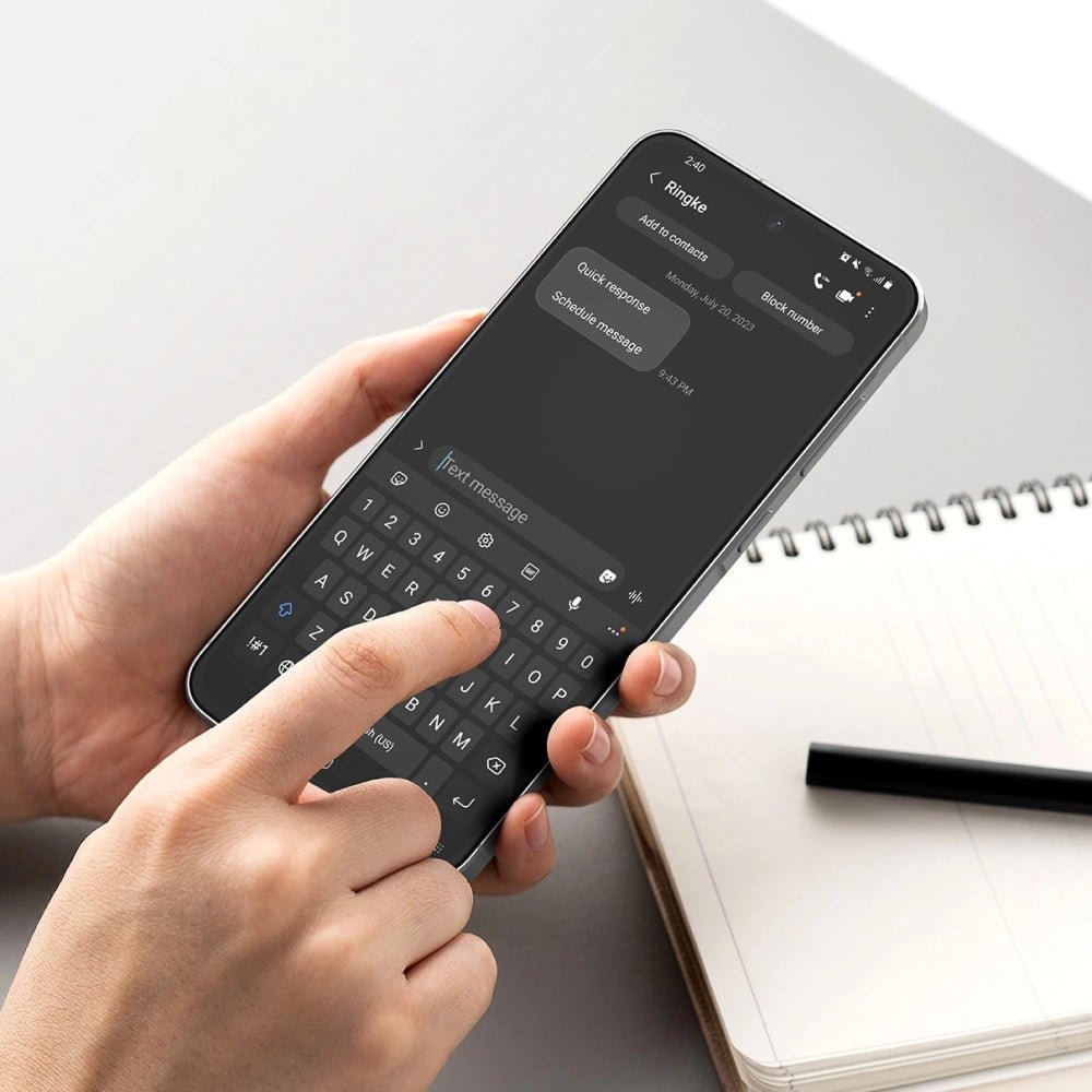 Ringke Samsung Galaxy A36 5G - Easy Slide 2.5D 9H Case Friendly Αντιχαρακτικό Γυαλί Οθόνης - 2 Τεμάχια - Clear