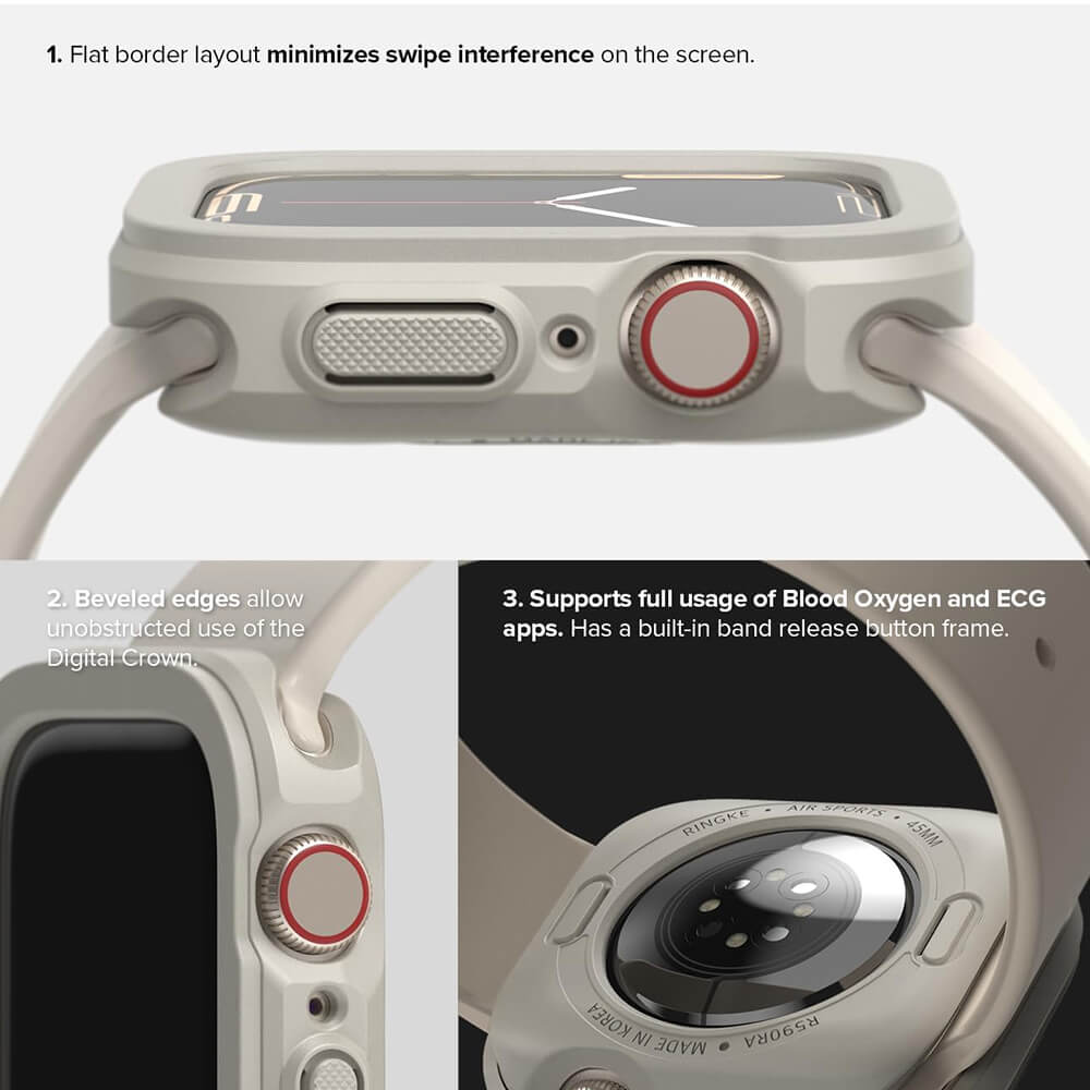 Ringke Θήκη Apple Watch 10/11 - 46mm Air Sports - Warm Gray