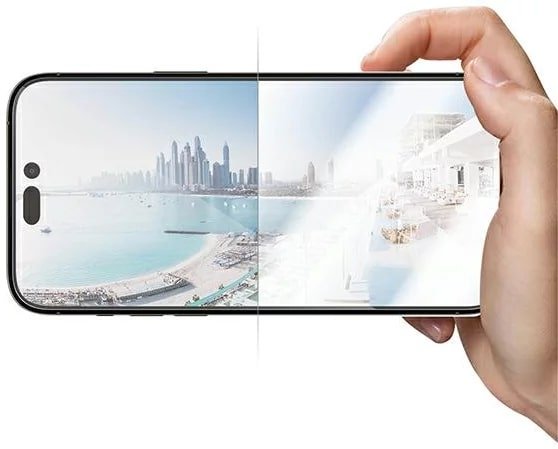 PanzerGlass iPhone 14 Pro Max Ultra - Wide Fit Anti - reflective Antibacterial Easy Aligner Full Screen Αντιχαρακτικό Γυαλί Οθόνης - Black