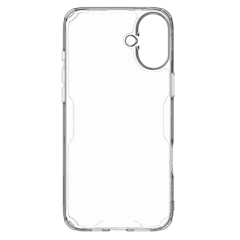 Nillkin iPhone 16 Plus Nature Pro - Σκληρή Θήκη με Πλαίσιο Σιλικόνης - Διάφανη