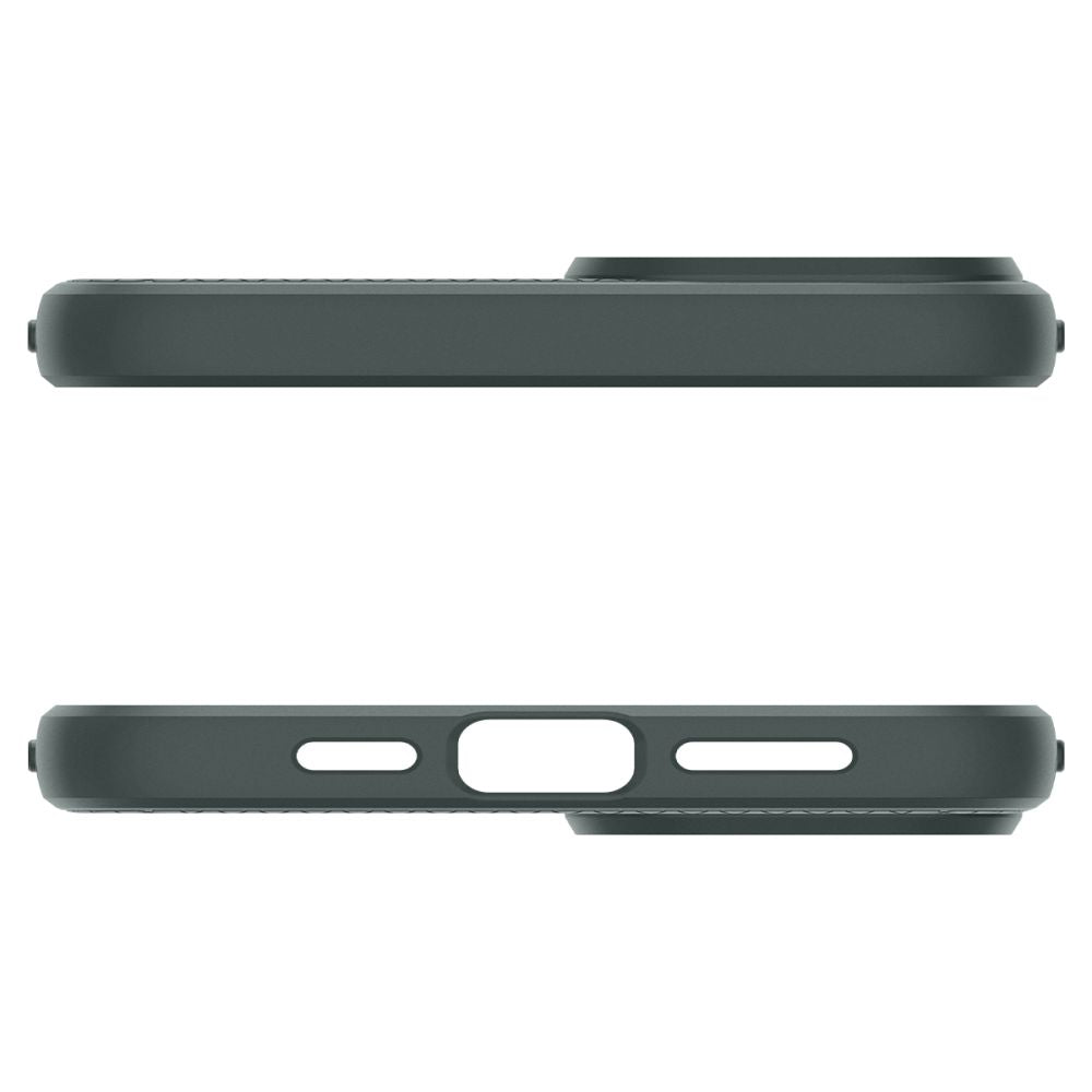 Spigen iPhone 15 Liquid Air Θήκη Σιλικόνης - Abyss Green