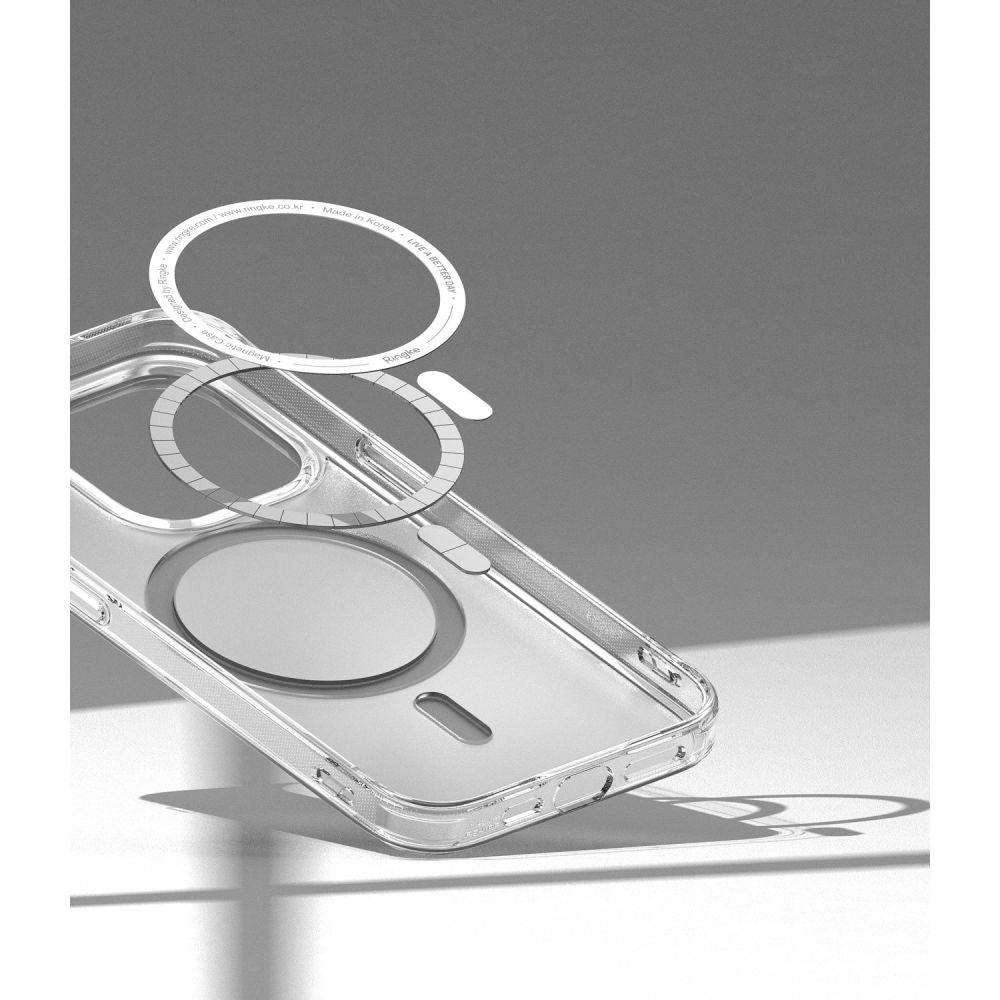 Ringke iPhone 14 Pro Fusion Σκληρή Θήκη με Πλαίσιο Σιλικόνης και MagSafe - Matte Clear