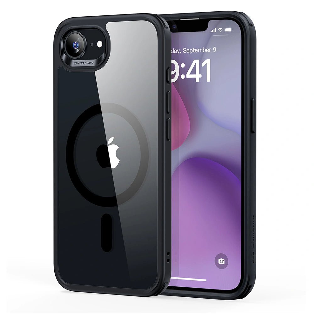 ESR iPhone 16e Classic Hybrid Halolock Σκληρή Θήκη με Πλαίσιο Σιλικόνης και MagSafe - Clear / Black
