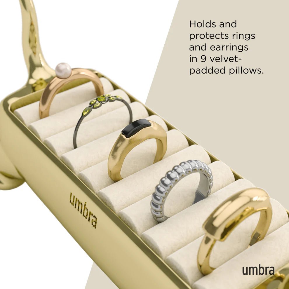 Umbra Ali Cat Κοσμηματοθήκη Δαχτυλιδιών - Brass
