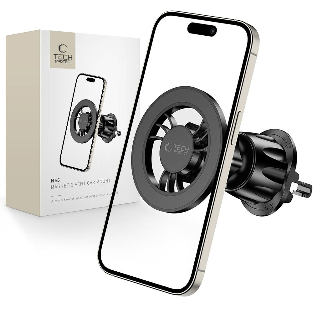 Tech - Protect N56 Μαγνητική MagSafe Βάση Αυτοκινήτου Αεραγωγού - Black