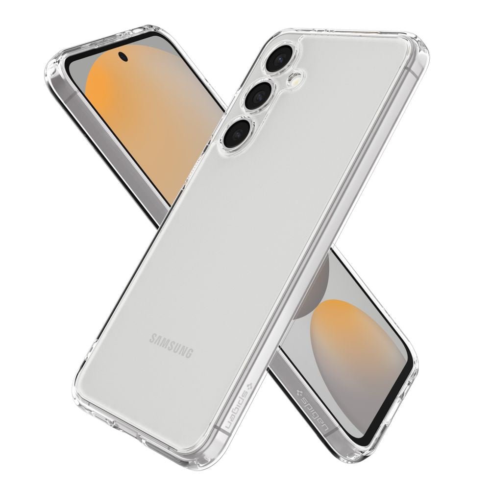 Spigen Samsung Galaxy S24 FE Ultra Hybrid Σκληρή Θήκη με Πλαίσιο Σιλικόνης - Crystal Clear