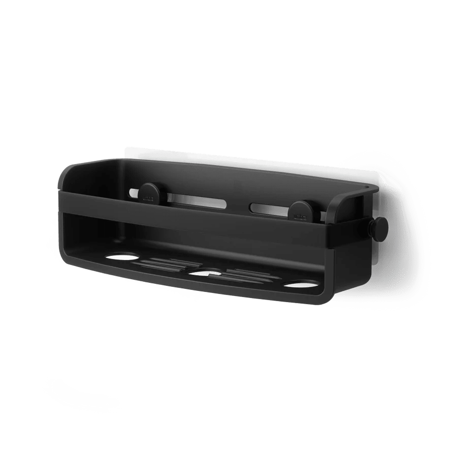 Umbra Flex Αυτοκόλλητο Επιτοίχιο Ράφι Ντουζιέρας - Black