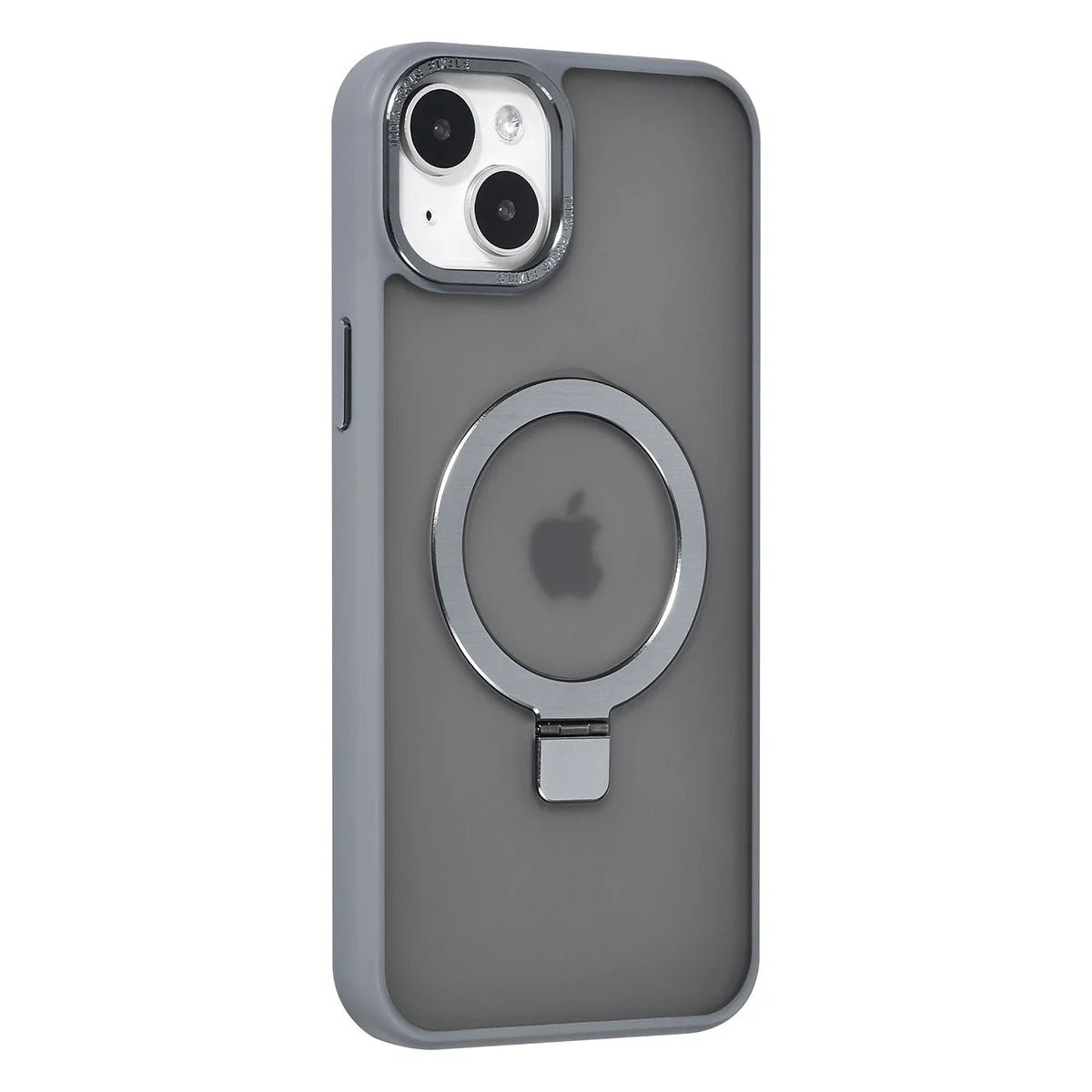 Tuniq iPhone 15 Plus / 14 Plus - MagSafe Σκληρή Θήκη με Δαχτυλίδι Συγκράτησης - Grey