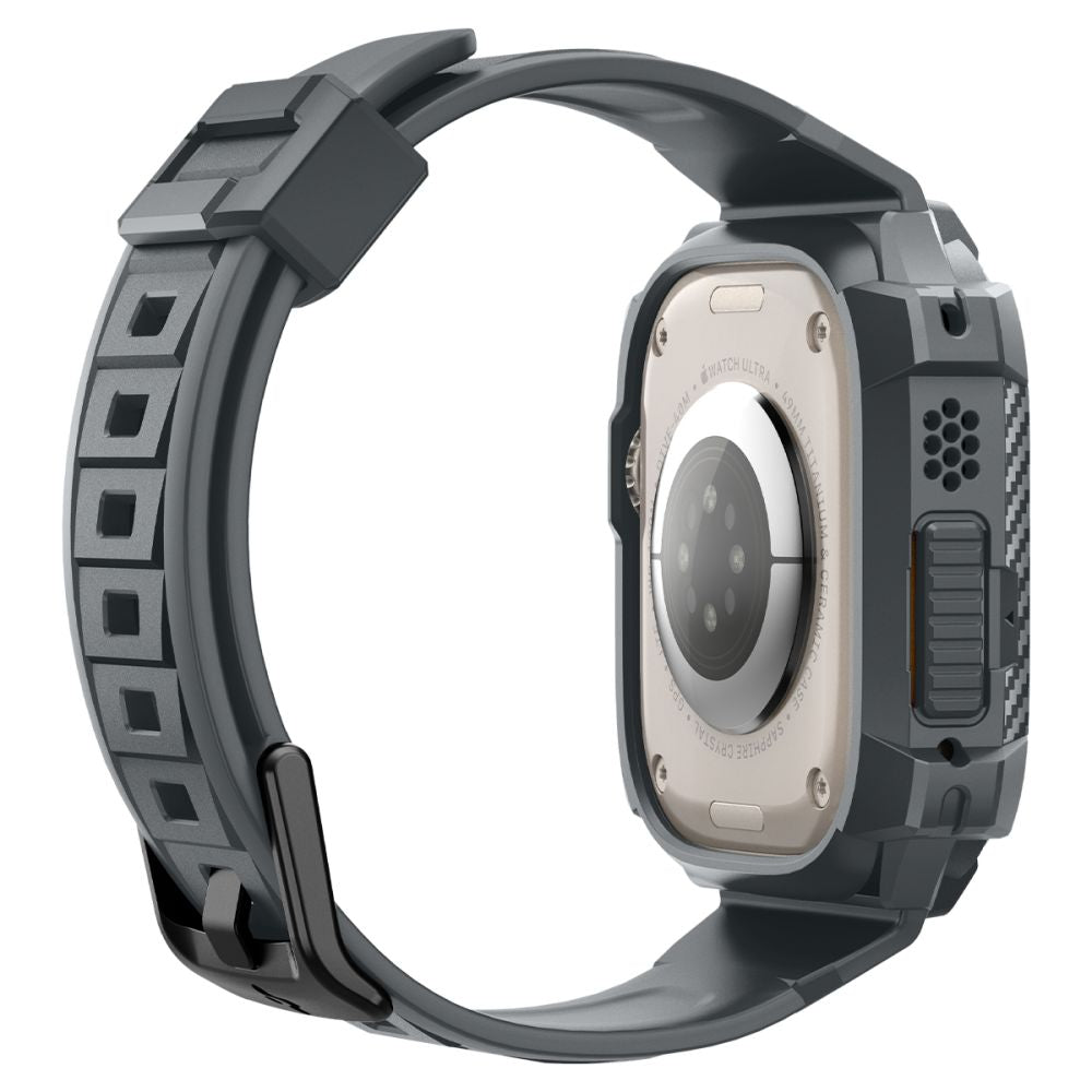 Spigen Λουράκι Apple Watch Ultra (1/2/3) - 49mm Rugged Armor Pro - Dark Grey