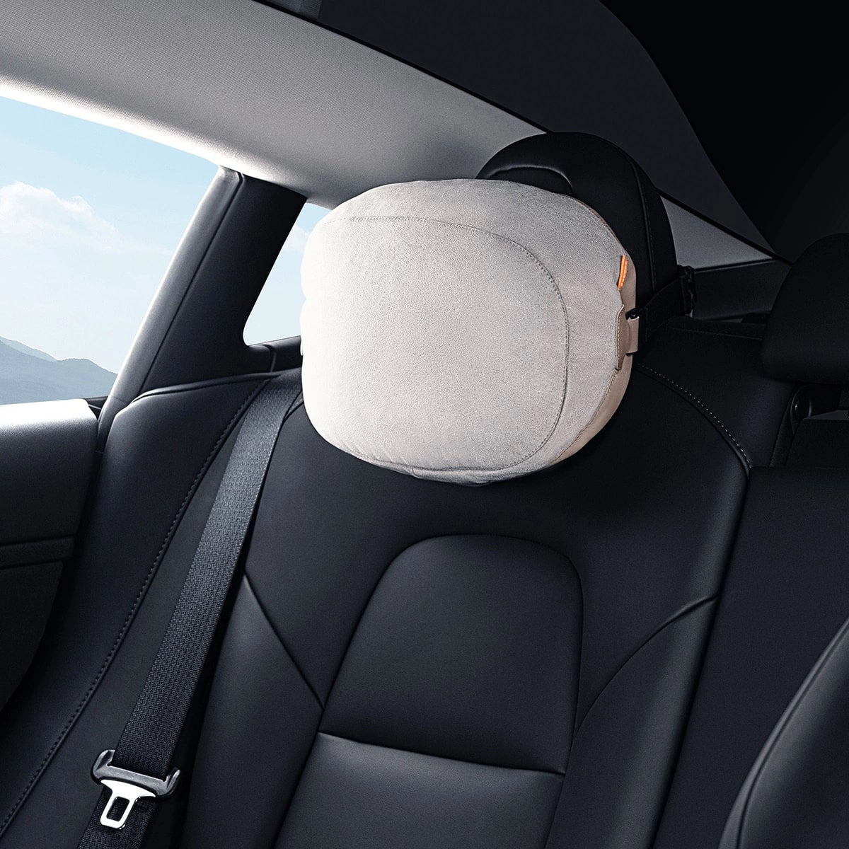 Baseus ComfortRide Series - Μαξιλάρι Στήριξης Κεφαλιού για το Αυτοκίνητο - Beige - TZ - 01
