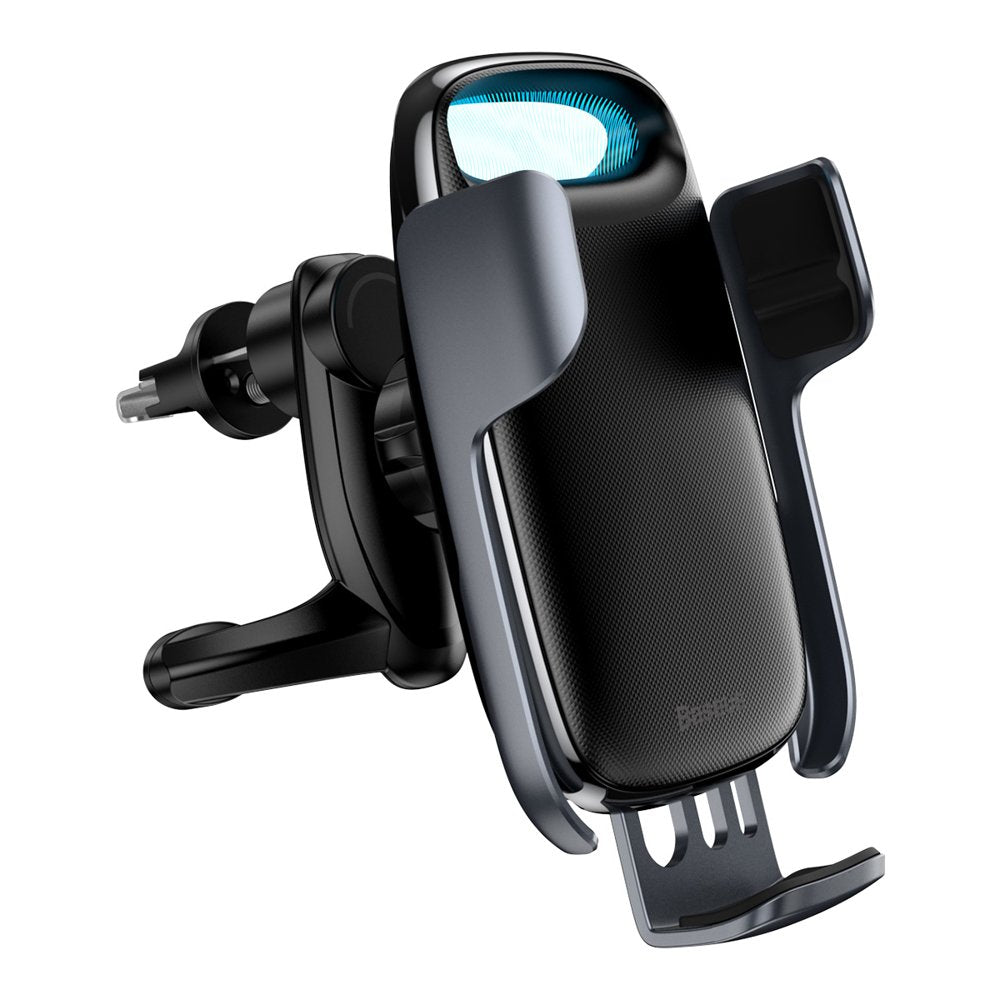 Baseus Milky Way Electric Bracket Universal Βάση Αυτοκινήτου Αεραγωγού με Ασύρματη Φόρτιση Qi Charge - Black - WXHW02 - 01