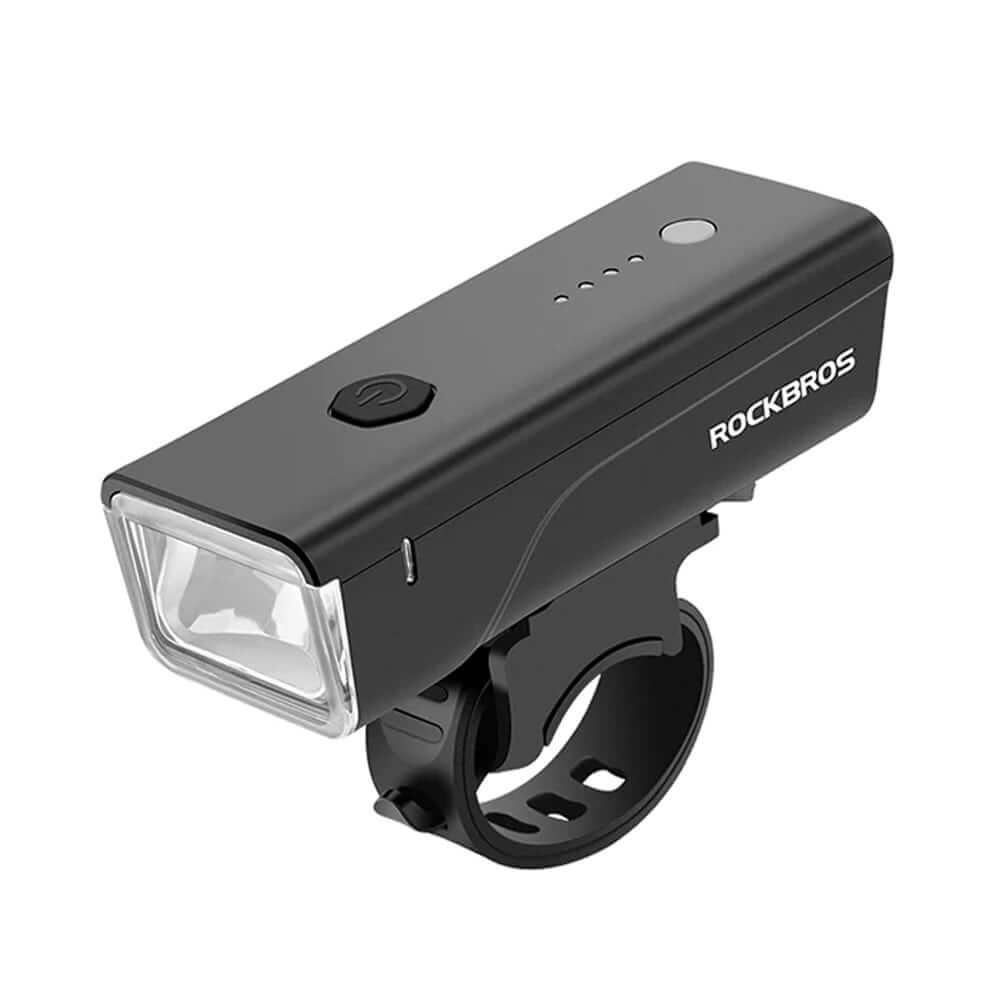 Rockbros 24510003001 Μπροστινό Φως Ποδηλάτου 260lm με Καλώδιο Type - C to USB - Black